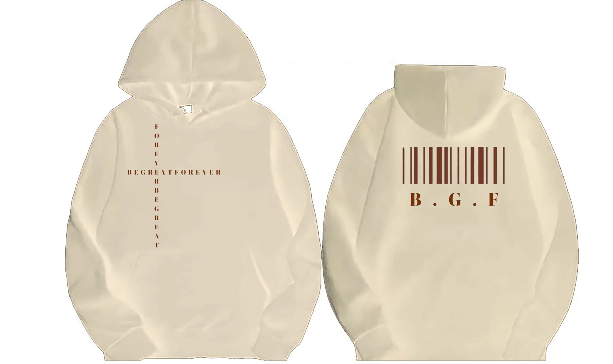 BEIGE BGF HOODIE